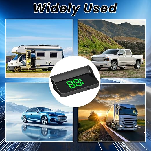 GPS Digital Speedometer for Car MPH, Universal HUD Speed Meter - Image 4