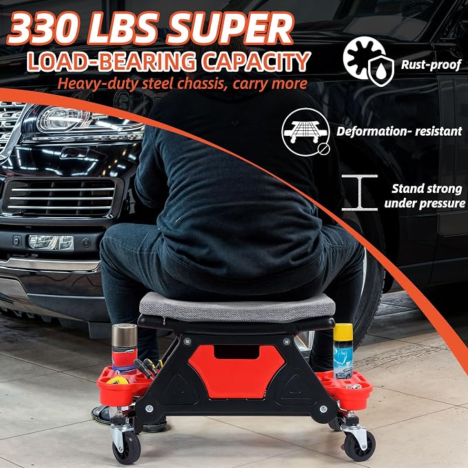 YITAHOME Mechanic Stool 330 LBS - Image 4