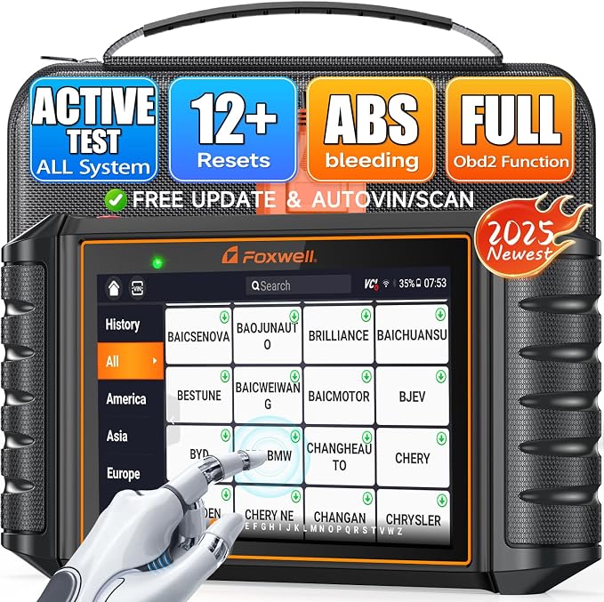 FOXWELL NT726 Bidirectional Scan Tool, All System OBD2 Scanner Diagnostic Tool by FOXWELL