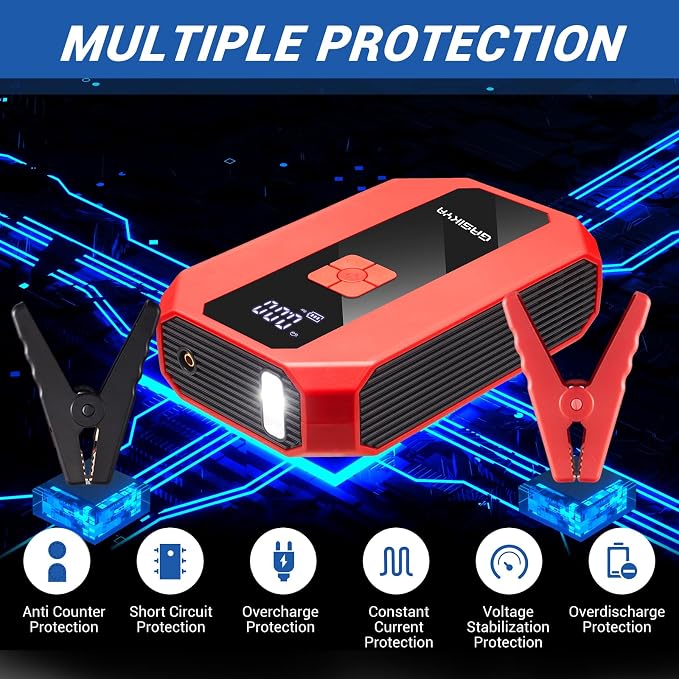 TM16E2 Car Jump Starter 7000Ah Jump Starter Battery Pack - Image 2