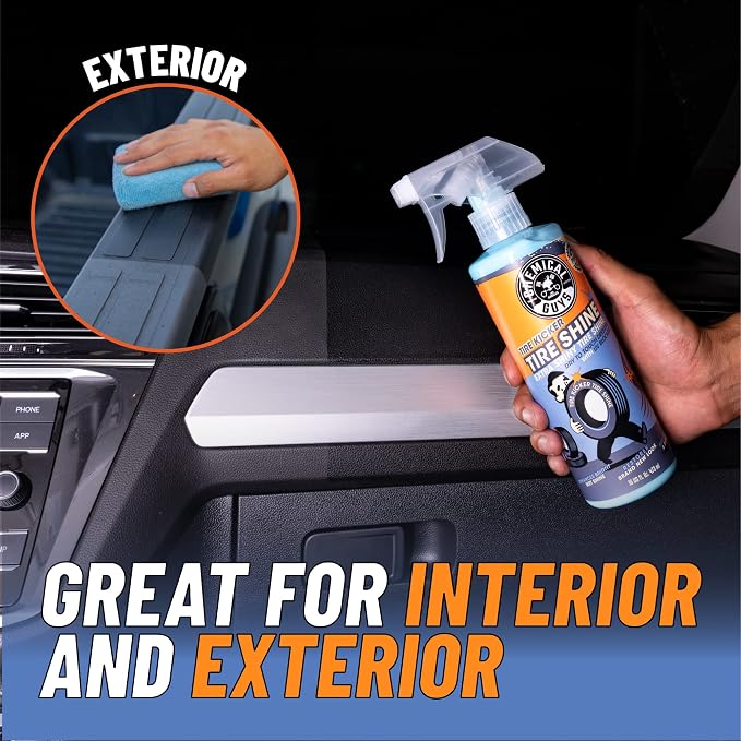 Chemical Guys Tire Kicker Sprayable Extra Glossy Tire Shine, Motorcycles - Image 4