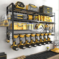 SOYEEZE Power Tool Organizer, Drill Holder Wall Mount, 4 Layers Tool Storage by SOYEEZE