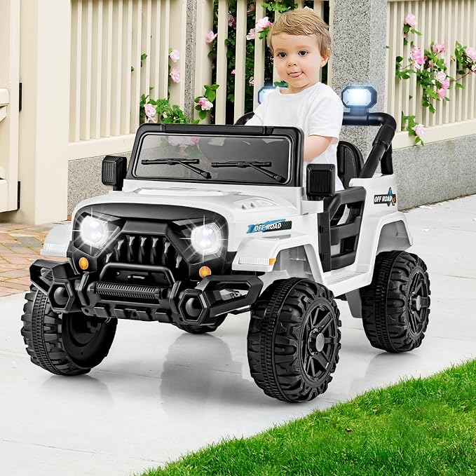 Costzon 12V Kids Ride on Truck Car, Electric Vehicle w/Remote Control, Threaded - Image 9