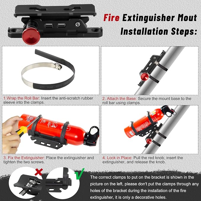 Car Fire Extinguisher Mount Holder - Image 6