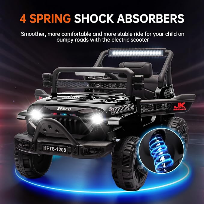 12V Ride on Electric Truck Car for Kids, 12V Kids Electric Vehicles w/Remote - Image 5