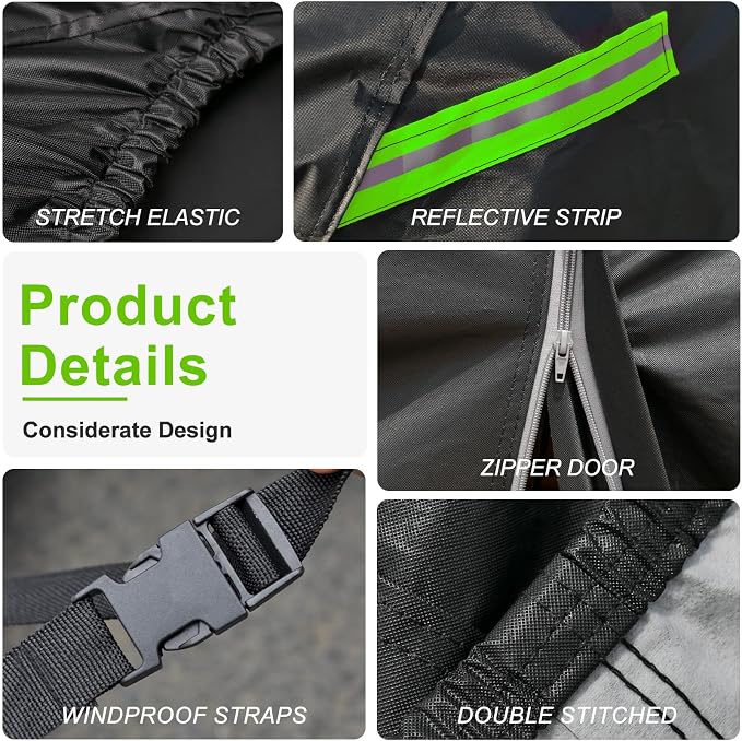 KouKou SUV Car Cover Waterproof All Weather, 7 Layers Outdoor Cover - Image 3