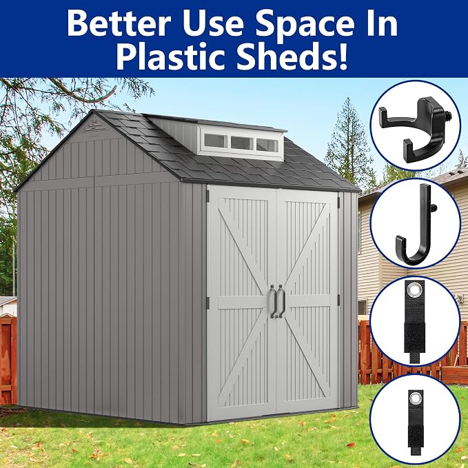 12 Pcs Storage Shed Tool Hooks - Image 7