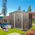6x8 FT Outdoor Storage Shed, Metal Garden Shed by BNSPLY