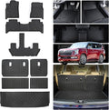 Floor Mat for 2025 Nissan Armada Only Suit for 7 Seats, TPE All Weather by AltraVosAllWeatherCarMats