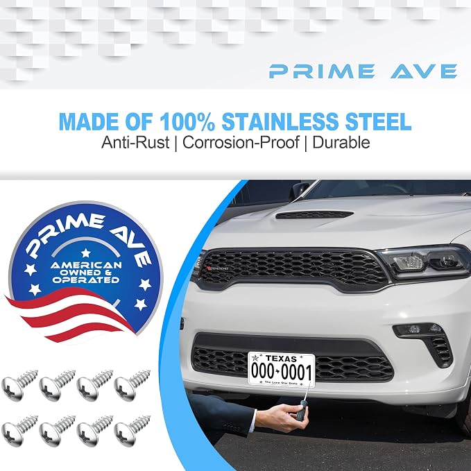 Stainless Steel License Plate Screws - Image 6