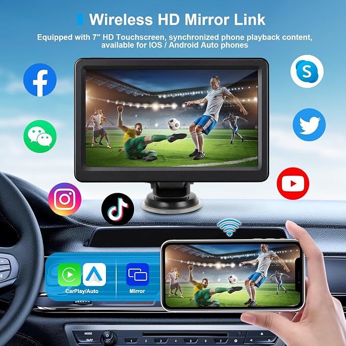 Wireless Carplay Screen for Car, Pantalla para Carros - Image 4