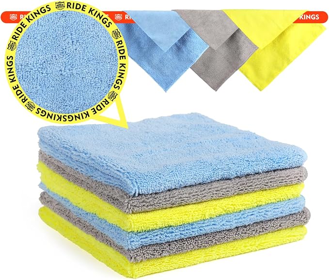 Wash Cloths for Car Interior & Exterior, Microfiber Towels Cleaning Highly - Image 9