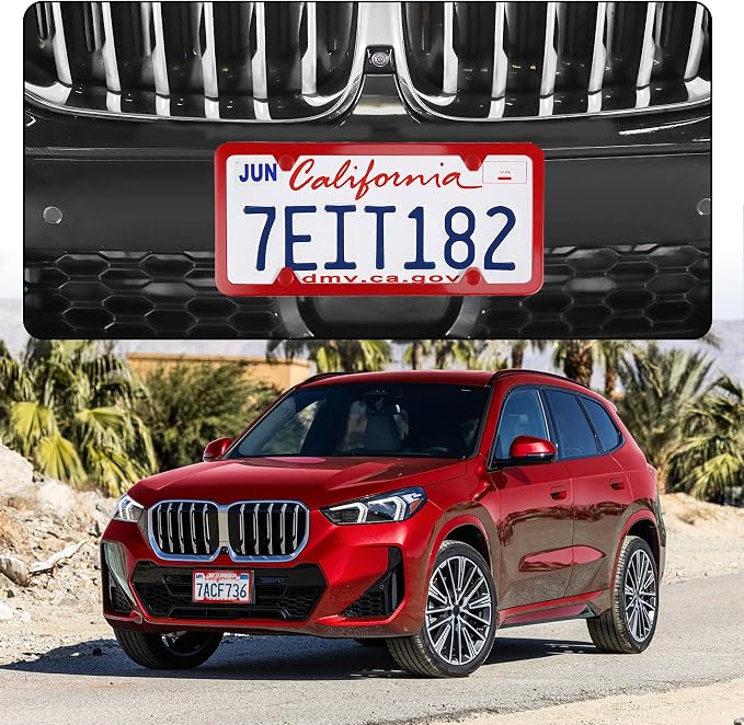 LivTee 4 Holes Stainless Steel License Plate Frames, Automotive Exterior - Image 2