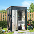 Breezz 5x3FT Vertical Outdoor Steel Storage Shed by BreezZ