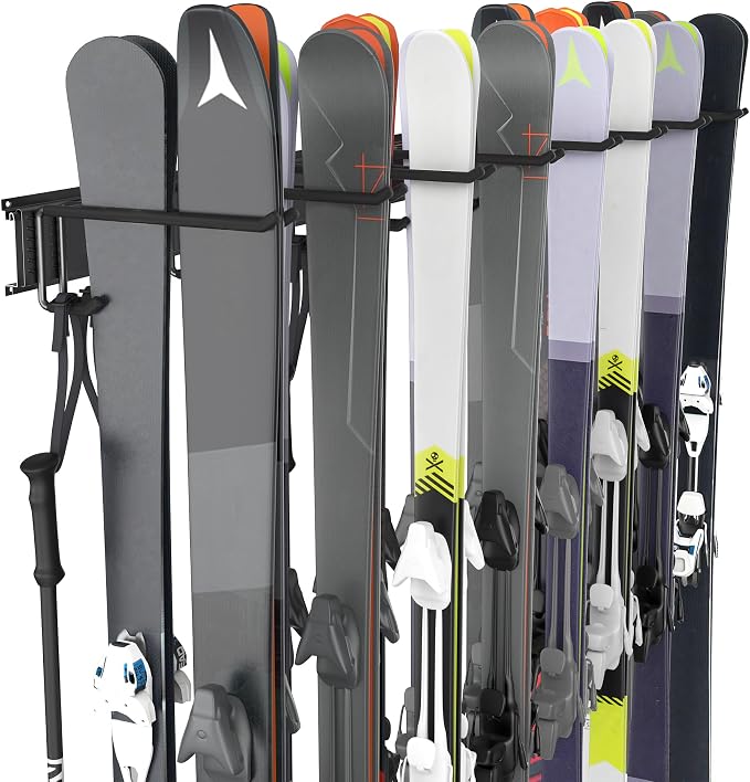 Ultrawall Ski Rack, Wall Mounted Ski Storage - Image 4