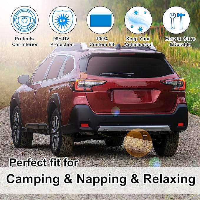 TINGLU Window Shades for Subaru Outback Wagon 2015-2019 Accessories Car Side - Image 6