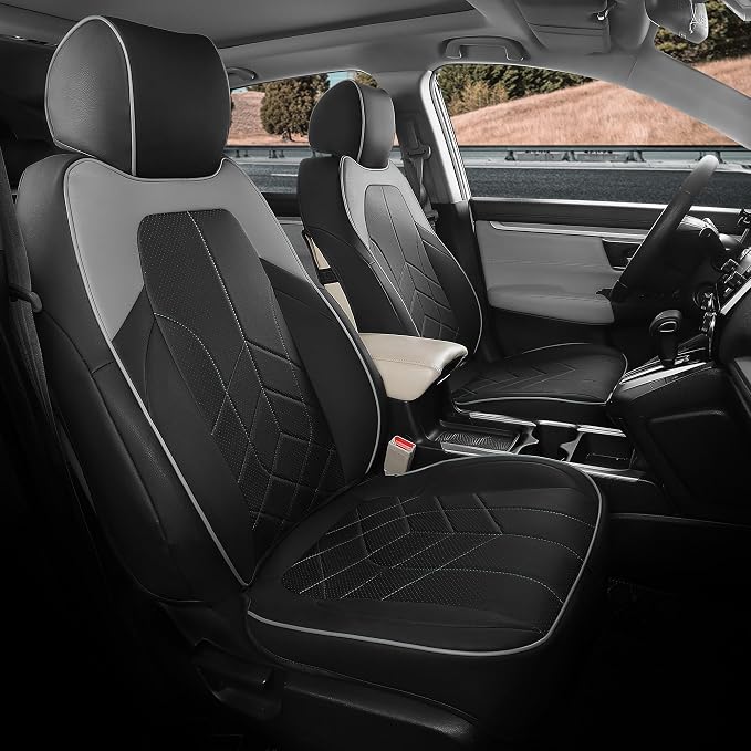 for Honda CRV Seat Covers Custom Fit 2017-2022 EXL EX LX Sport, Hybrid by FEINEPRO