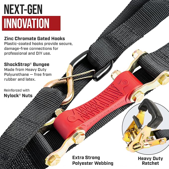 Ratchet Strap, 500 LB WLL / 1, 500 LB Break Strength - Image 3