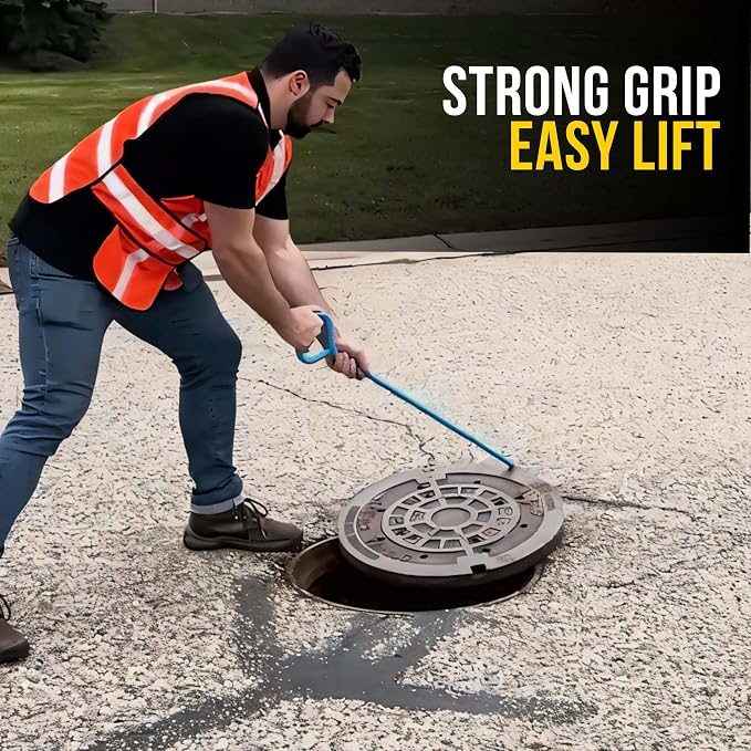 T&T Tools 24-Inch Manhole Hook Tool -Heavy Duty Single Hook - Image 7