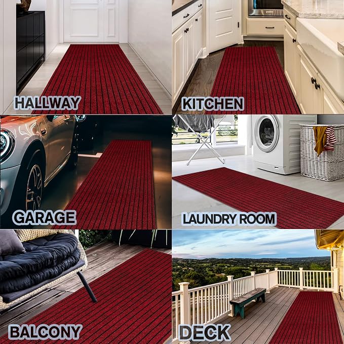 Custom Size Backed Non-Slip Area Rugs Runner, Easy Clean, Waterproof Runner Rugs - Image 6