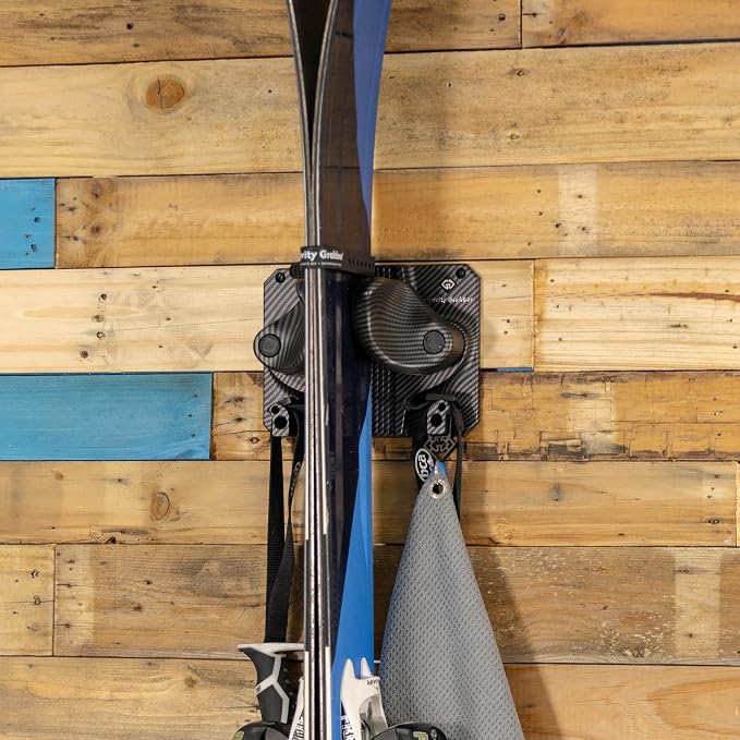 Ultimate Ski & Snowboard Wall Rack | Secure, Non-Slip Storage | Fits Any - Image 7