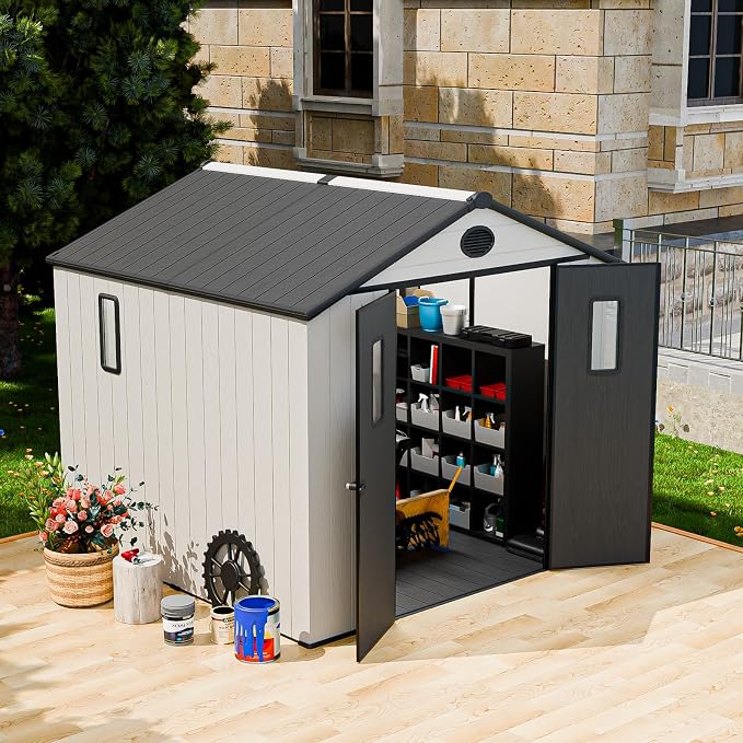 COOS BAY Resin Outdoor Storage Shed - Image 5