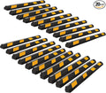ZONETECH Large Heavy Duty Rubber Parking Curb – 72” Premium Quality Auto Garage by ZONETECH
