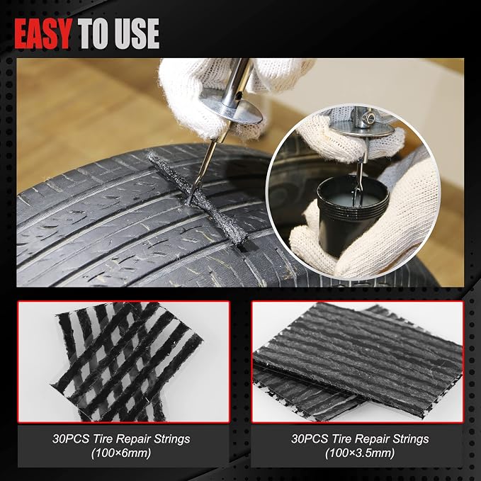 Heavy Duty Tire Repair Tools Kit - Image 6