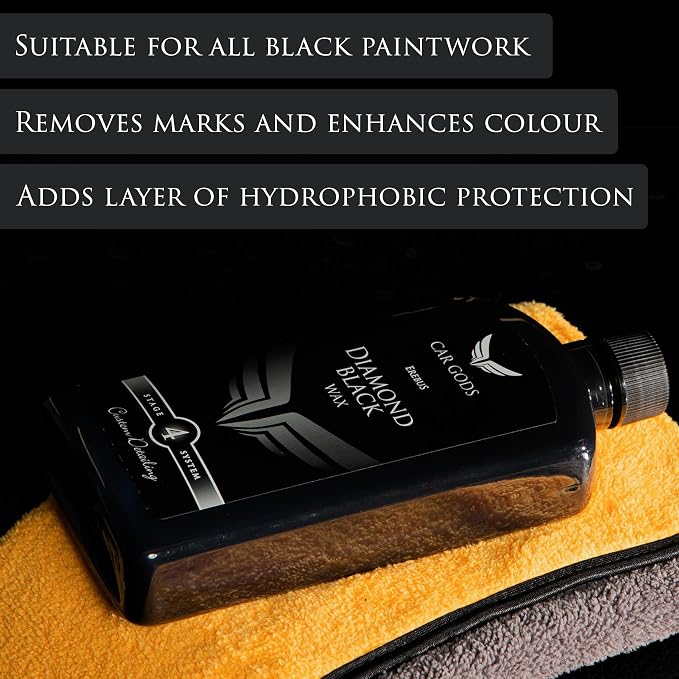 Car Gods Black Carnauba Wax Polish, Pigmented Formula 3 in 1 Removes Surface - Image 3