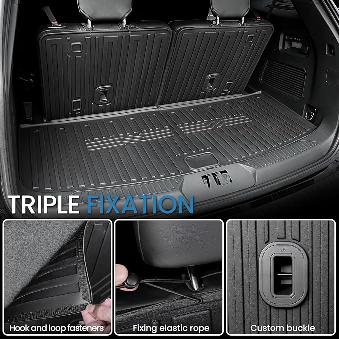 Floor Mats for 2020-2024 2025 Ford Explorer 7 Seats Bench Seat Car Mat - Image 4