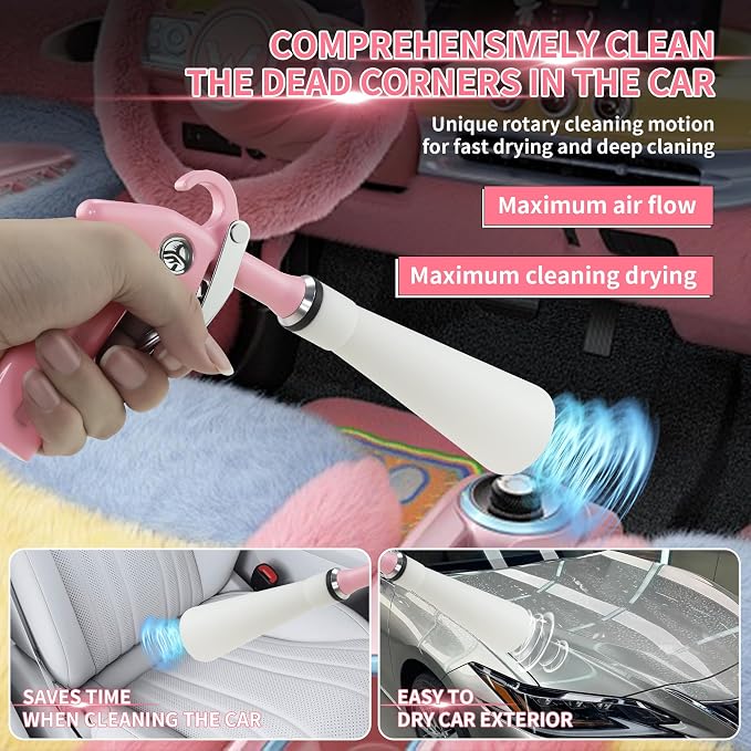 XIAOFENG Tornado Dry Cleaning Gun Detailing Interior Dryer Air Blow Gun - Image 4