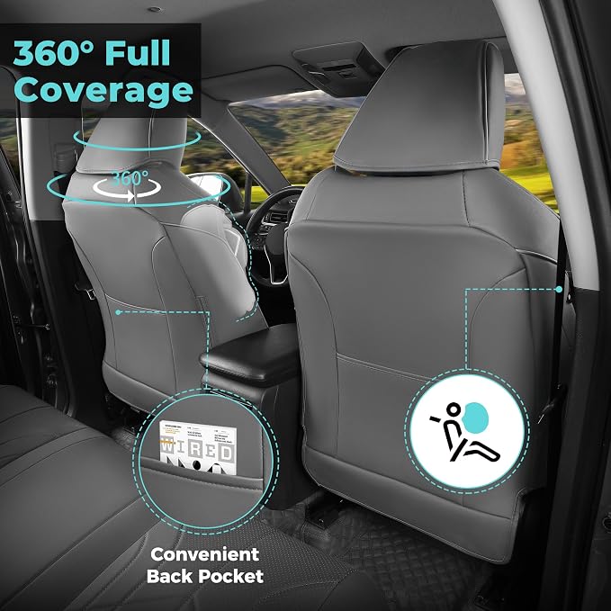 for Toyota RAV4 Seat Covers 2019 2020 2021 2022 2023 2024 2025 RAV 4 LE XLE - Image 8
