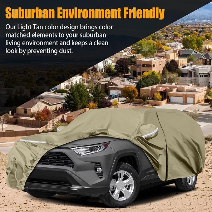 Waterproof Car Covers Replace for 2013-2025 Toyota RAV4, Windproof Bands for - Image 6