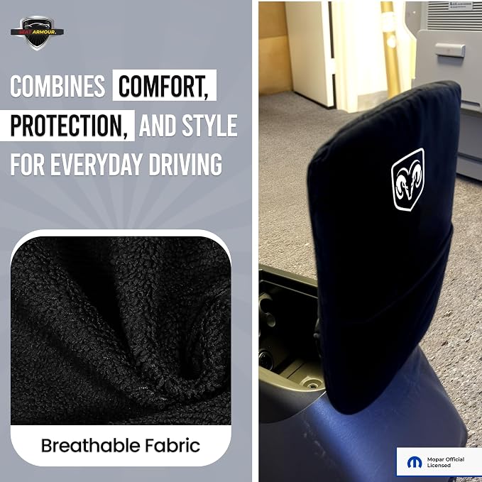 Premium Console Armrest Cover for Ram – Soft, Machine Washable Console Lid - Image 2