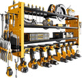 Power Tool Organizer Wall Mount, Cordless Drill Organizer, 4 Layers Large by NattyDot