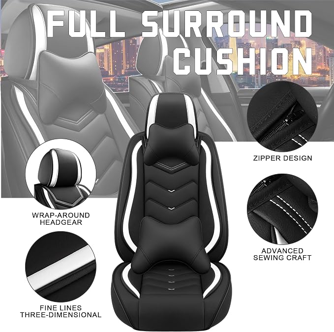 Car Seat Covers for Chrysler Pacifica 2004-2025, Stylish Sport Seat Cover - Image 2