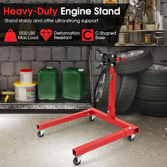 Goplus Engine Stand, 1500 LBS Motor Stand - Image 5