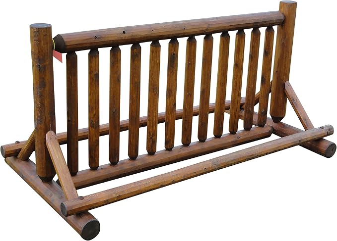 13-Place Bike Log Rack, Outdoor Bike Stand, Freestanding Commercial Bicycle by LogKayakRack