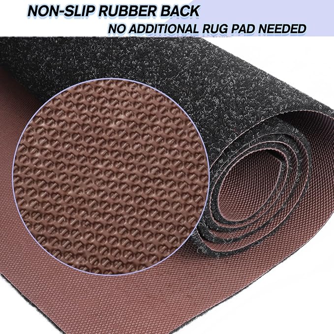 Custom Size Backed Non-Slip Area Rugs Runner, Easy Clean, Waterproof Runner Rugs - Image 4