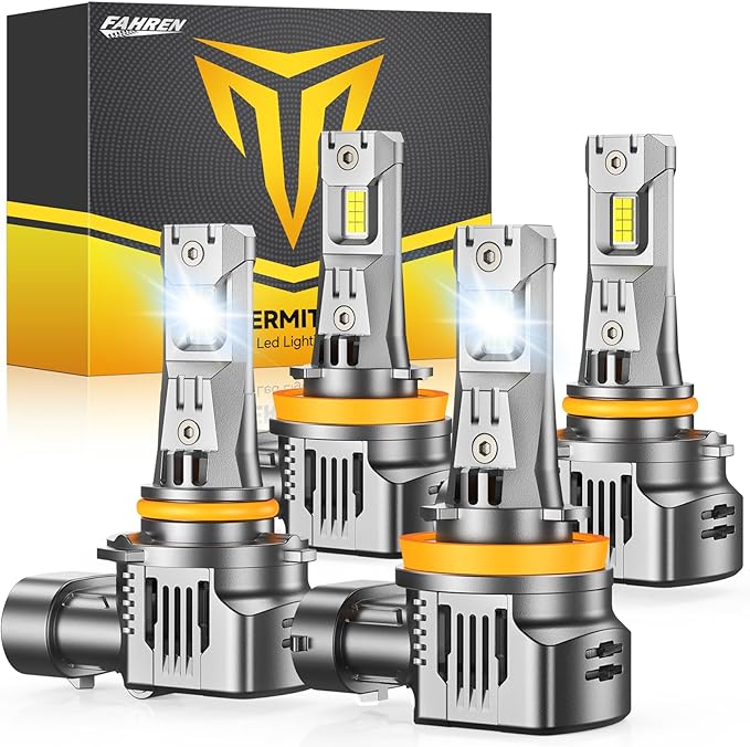 FAHREN H11 9005 Led Bulbs Combo 100000LM 12X Intense Brightness H8/H9 HB3 by Fahren