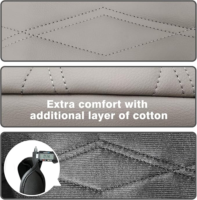 Muslogy for 2024 2025 Atlas Center Console Pad Armrest Cover Protector Vegan - Image 3