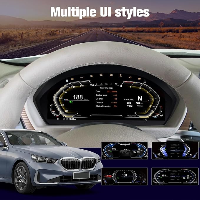 Speedometer Instrument for BMW F30 F36 2013-2020，12.3 inch Linux System - Image 3