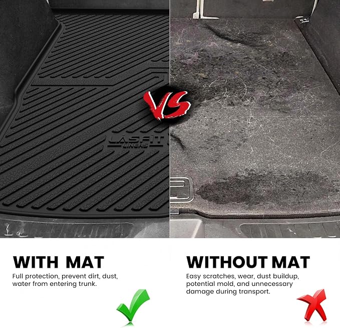 LASFIT Trunk Mat for Honda Passport 2019 2020 2021 2022 2023 2024 2025 - Image 4