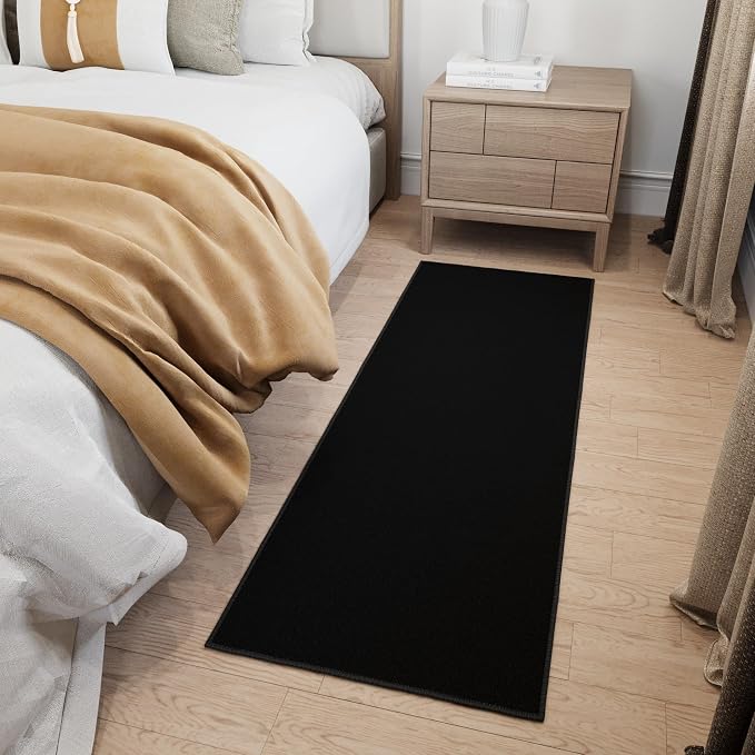 Ottomanson Hallway Runner Rug 20" x 59" Non Slip Solid Area Rugs Easy to Clean - Image 11