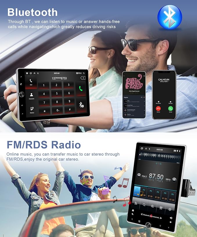 Motorized 2G+64G Single Din Radio - Image 5