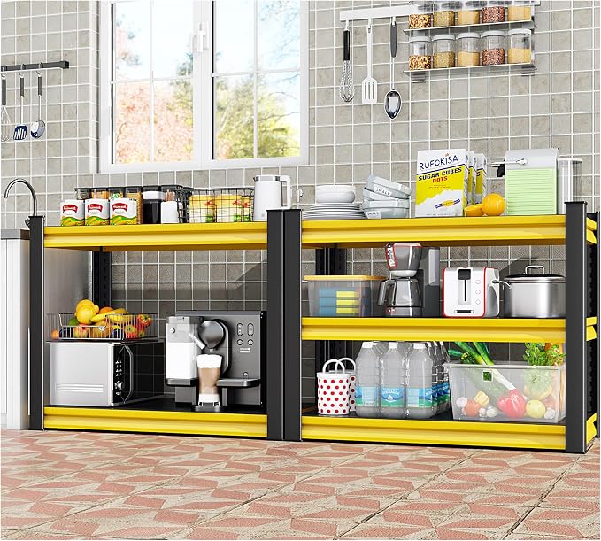 48" W Garage Shelving Heavy Duty, 1650LBS Loads Adjustable Garage Storage - Image 7