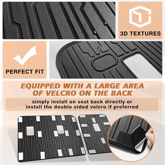 TripleAliners Backrest Mats All Weather Liners Compatible - Image 5