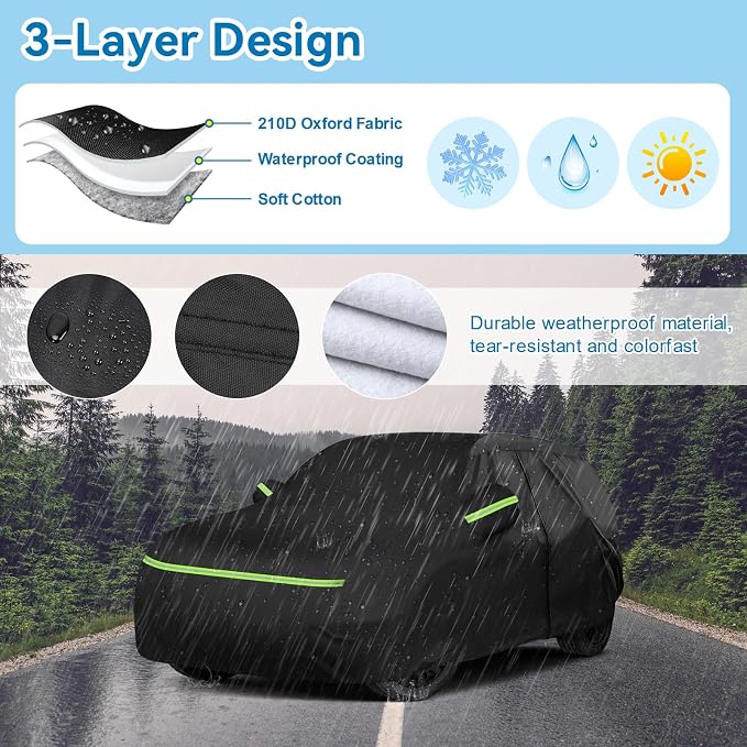 Full Car Covers for 2014-2025 Mini Cooper/Cooper S/Hardtop/Clubman/Countryman 4 - Image 3
