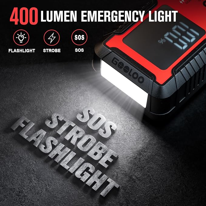 GOOLOO 6000A Jump Starter GT6000 Car Starter - Image 7