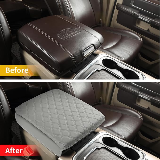 GIANT PANDA Center Console Cover Armrest Cover Cushion Fits Dodge RAM 1500 2500 - Image 4
